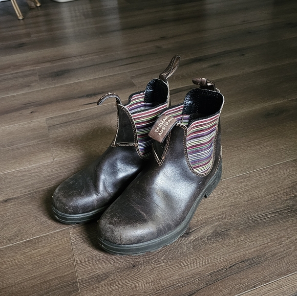 Blundstone 1409 Chelsea Boots Stout Brown Stripes - Picture 5 of 12